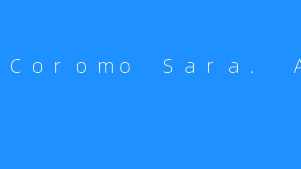 Coromo Sara. ASMR